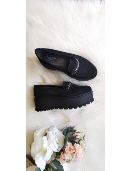 Pantofi Dama Talpa Inalta Piele Loius V52  - pe stoc 