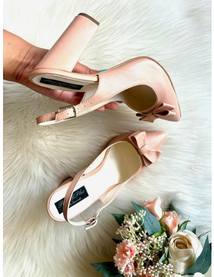 Pantofi Dama Piele  nude   Arya S22- pe stoc
