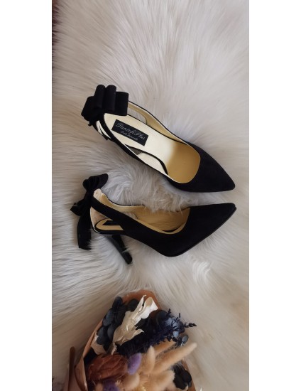 Pantofi Stiletto Ria C15 Negru  - pe stoc 