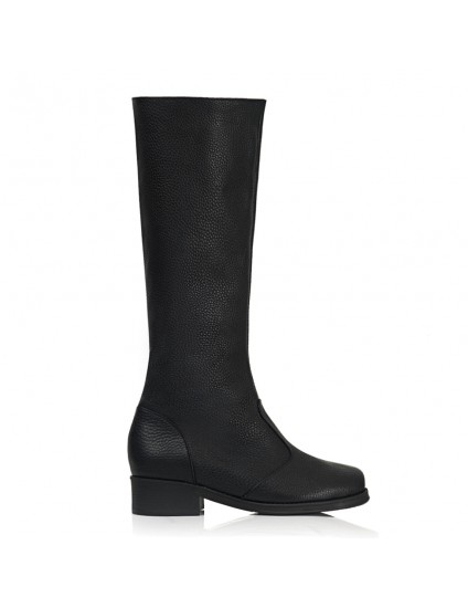 Cizme Clasice Piele Bizonata Negru S9 - pe stoc 