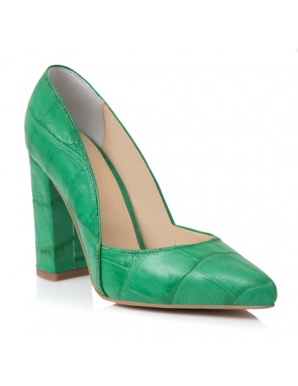 Pantofi Dama Piele Verde Iris E5 - orice culoare