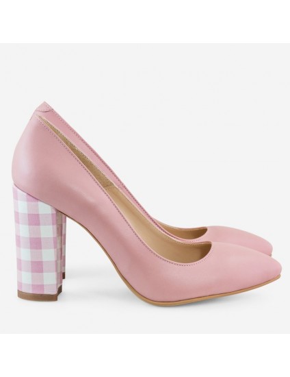 Align Datum Requirements Pantofi dama piele naturala roz pal