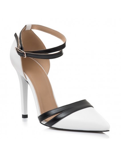 Pantofi Stiletto Black & White  L43- disponibili pe orice culoare