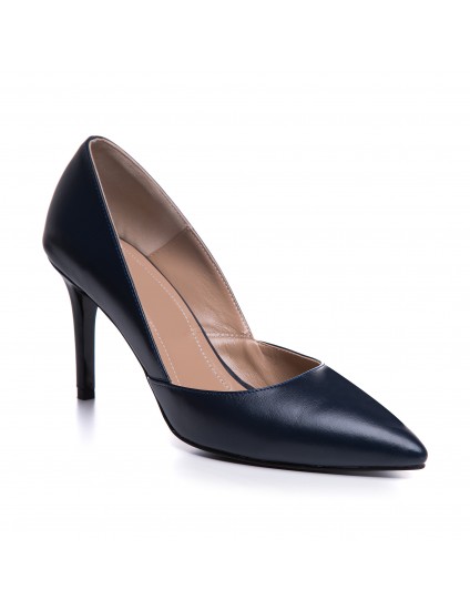 Pantofi Stiletto Piele Negru Anellis L24  - orice culoare