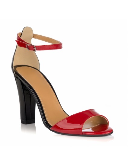 Sandale Piele Lacuia Rosu Elegant L1 - orice culoare