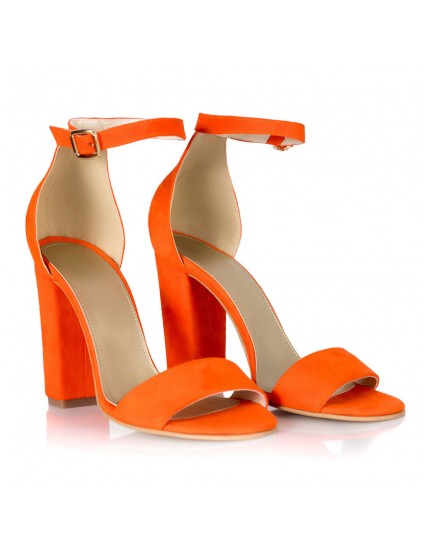 Sandale Piele Portocaliu Color Stylish L2  - orice culoare