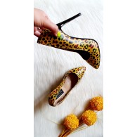 Pantofi Stiletto Piele Naturala Wild Flowers T50  - orice culoare