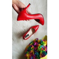 Pantofi Stiletto  Piele Rosu C8  - orice culoare