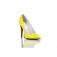 Pantofi Stiletto piele lacuita PP1 galben - orice culoare