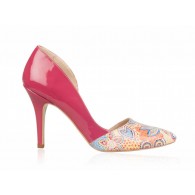 Pantofi Piele Stiletto Fancy Roz N30 - orice culoare