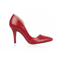 Pantofi Piele Stiletto Fancy Rosu N30 - orice culoare