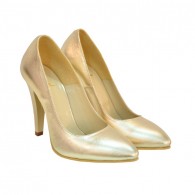 Pantofi Dama Piele Stiletto Auriu D16 - orice culoare