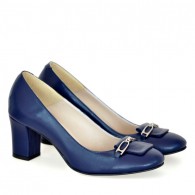 Pantofi Piele Office Bleumarine D40 - orice culoare
