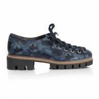 Pantofi Talpa Bocanc Piele Albastru Marin V70 - orice culoare