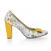 Pantofi dama piele naturala Floral Funda Duo - orice culoare