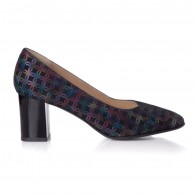 Pantofi Dama Piele Multicolora Comod T20 - Orice Culoare