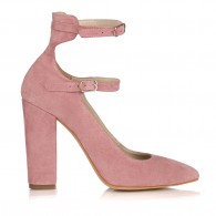 Pantofi Piele Roz Pudra Dolly L14 - orice culoare