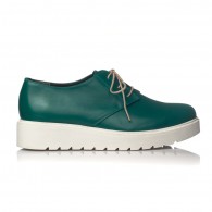 Pantofi piele verde Oxford V14 - orice culoare