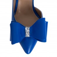 Pantofi Stiletto Albastru Electric Funda Mare L38 - orice culoare