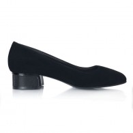  Pantoful Piele Negru Toc Mic Irene V54 - orice culoare
