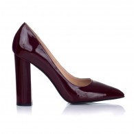 Pantofi Dama Piele Lacuita Bordo S3 - orice culoare