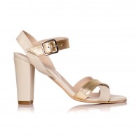 Sandale dama piele auriu Odette S8 - Orice culoare