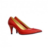 Pantofi Dama Piele Rosu Stiletto DM11 - orice culoare