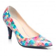 Pantofi Stiletto Multicolor Toc Mic I1- orice culoare I1