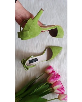 Pantofi Piele Stiletto Mini Luna Multicolor C30 - Orice Culoare
