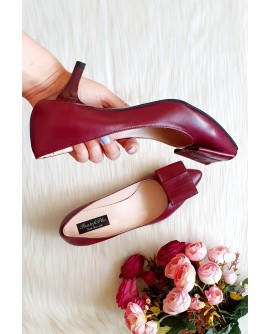 Pantofi Mini Stiletto Funda Piele Roz C62- orice culoare