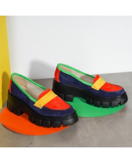 Mocasini Dama Piele Intoarsa Color V69  - orice culoare
