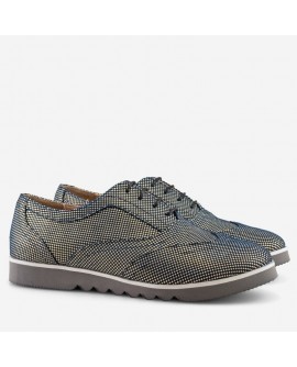 Pantofi Piele Oxford Bleumarin Bristol - Orice culoare