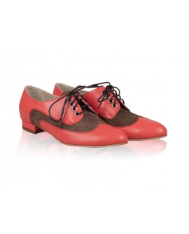 Pantofi dama Oxford piele capucino Varmi N10 - orice culoare