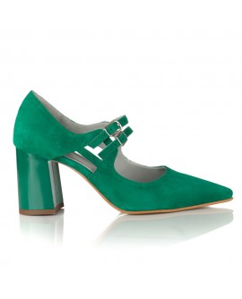 Pantofi Dama Intoarsa Piele Verde Diane C40 - orice culoare