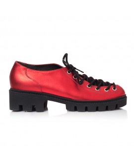 Pantofi Talpa Bocanc Piele Rosu Sidef V70 - orice culoare