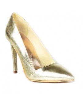 Pantofi Stiletto C10 piele Auriu - orice culoare