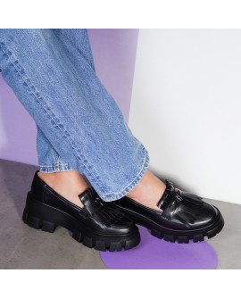 Mocasini Dama Piele Negru Color V68  - orice culoare