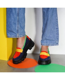 Mocasini Dama Piele Intoarsa Color V69  - orice culoare