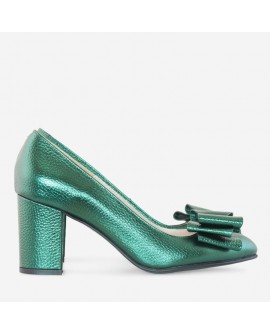Pantofi Dama Piele Verde Bonita D62  - orice culoare