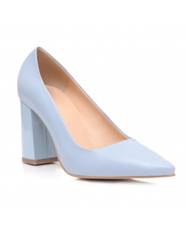 Pantofi Piele Lacuita Bleu Irene C46 - orice culoare