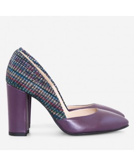 Pantofi Dama Piele Mov Venice D57 - orice culoare
