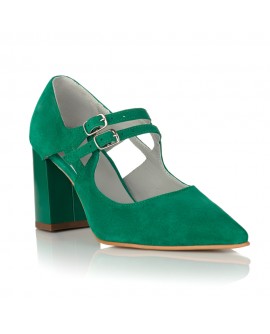 Pantofi Dama Intoarsa Piele Verde Diane C40 - orice culoare