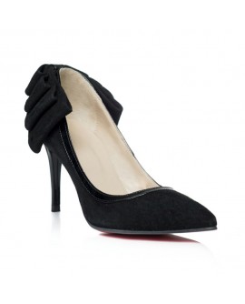 Pantofi Stiletto Funda Spate Negru C3  - orice culoare