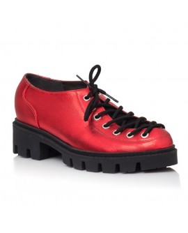 Pantofi Talpa Bocanc Piele Rosu Sidef V70 - orice culoare