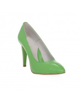 Pantofi Stiletto Verde piele naturala Casual  -orice culoare