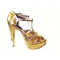 Sandale  Dama Piele Naturala Auriu  - disponibile pe orice culoare