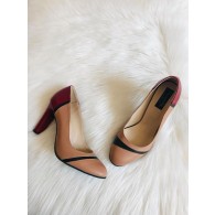 Pantofi Dama Fashion Toc Color S14 - pe stoc 