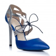 Pantofi Stiletto Diva Piele Albastru S1 - orice culoare