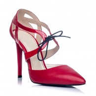 Pantofi Stiletto Diva Piele Rosu S1 - orice culoare