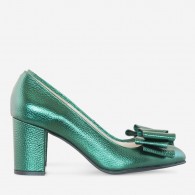 Pantofi Dama Piele Verde Bonita D62  - orice culoare